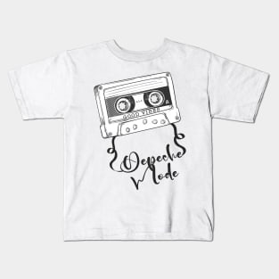 Good Vibes Depeche Mode // Retro Ribbon Cassette Kids T-Shirt